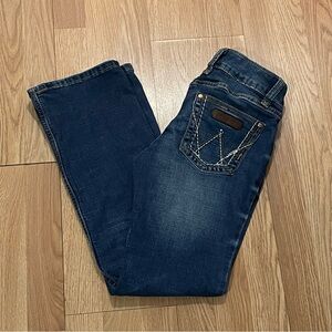 Wrangler Women’s Bootcut Jeans 3/30 Blue Medium Wash Western Cowgirl Rodeo